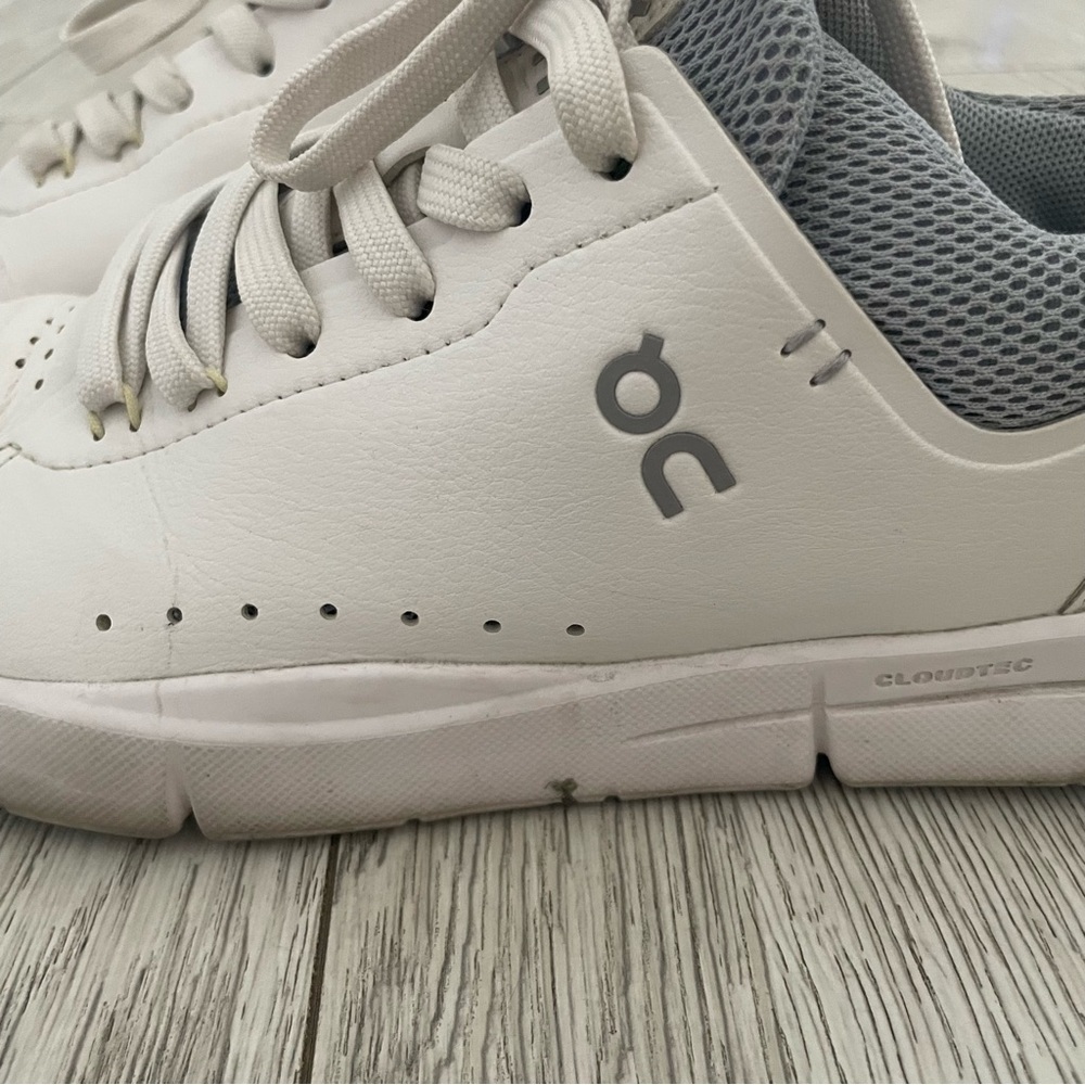 On Cloud Women’s Shoes The Roger Advantage . White/Rose. Size US6 - Picture 10 of 11